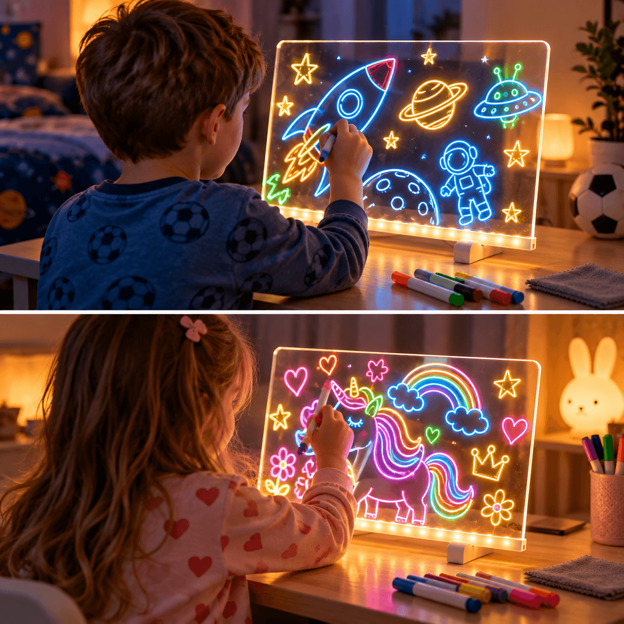 LumiDraw XXL – Świecąca Tablica LED do Rysowania