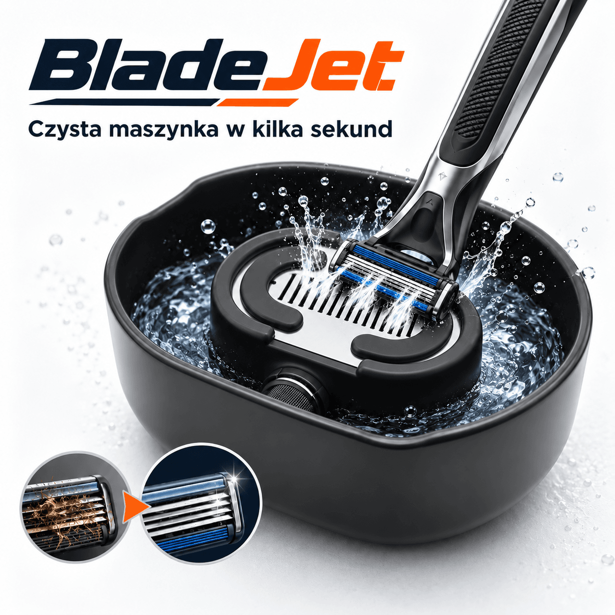BladeJet - Czysta maszynka w kilka sekund